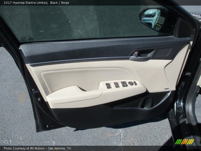 Black / Beige 2017 Hyundai Elantra Limited