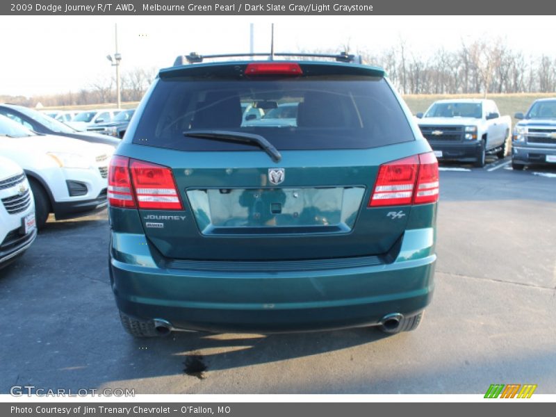 Melbourne Green Pearl / Dark Slate Gray/Light Graystone 2009 Dodge Journey R/T AWD