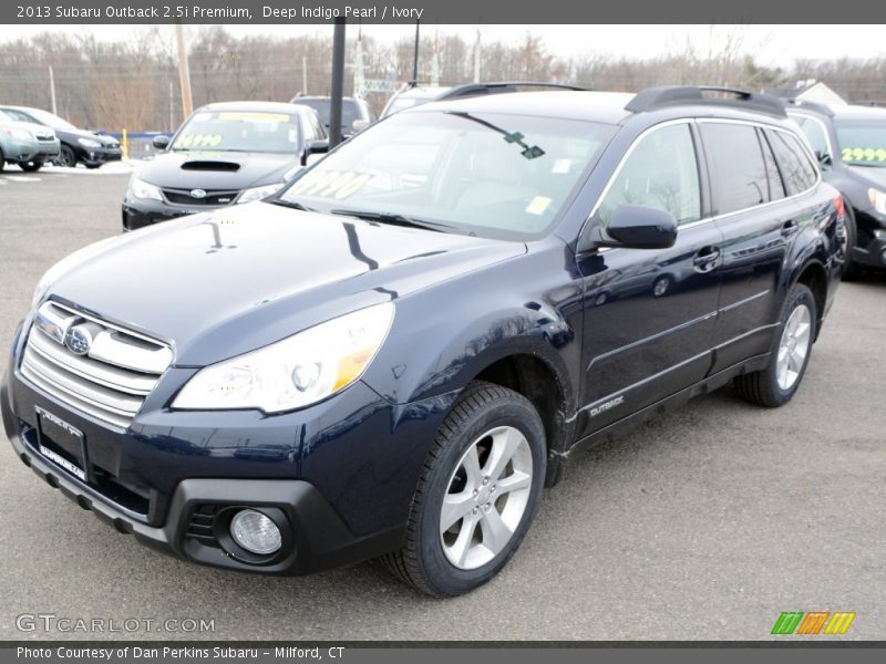 Deep Indigo Pearl / Ivory 2013 Subaru Outback 2.5i Premium