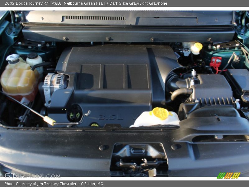 Melbourne Green Pearl / Dark Slate Gray/Light Graystone 2009 Dodge Journey R/T AWD
