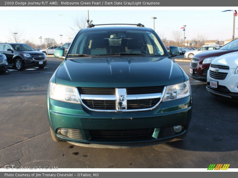 Melbourne Green Pearl / Dark Slate Gray/Light Graystone 2009 Dodge Journey R/T AWD