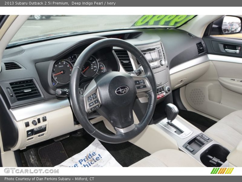 Deep Indigo Pearl / Ivory 2013 Subaru Outback 2.5i Premium
