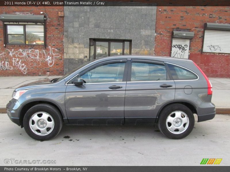 Urban Titanium Metallic / Gray 2011 Honda CR-V LX 4WD