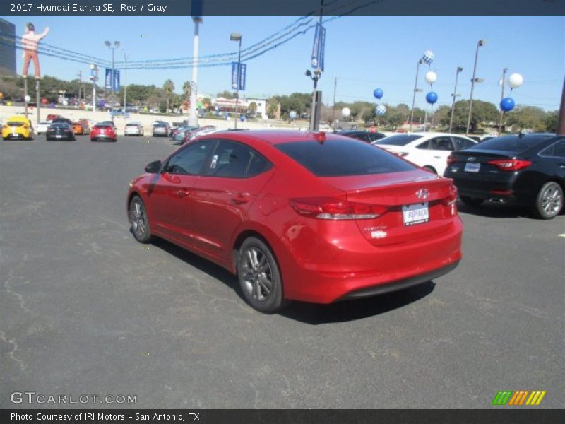 Red / Gray 2017 Hyundai Elantra SE