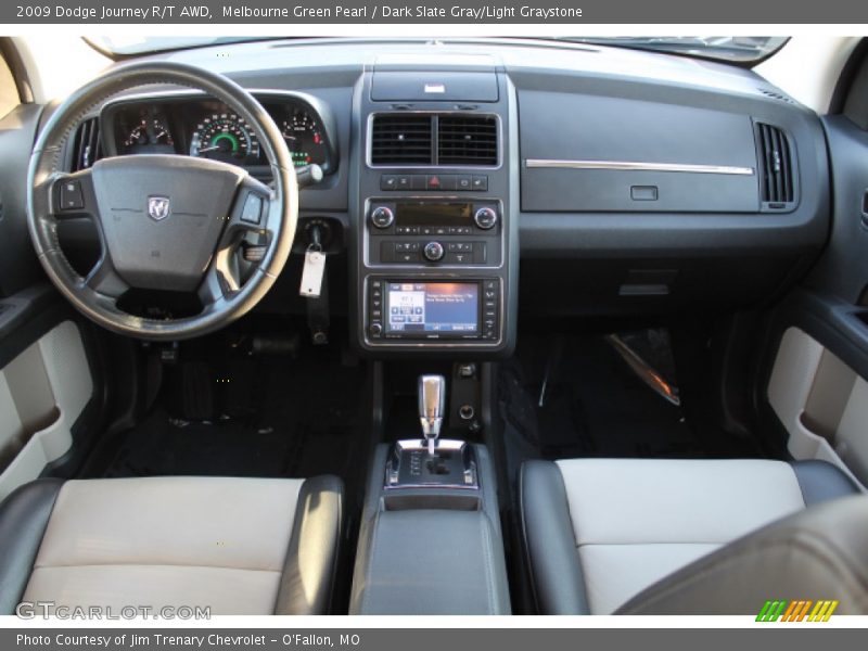 Melbourne Green Pearl / Dark Slate Gray/Light Graystone 2009 Dodge Journey R/T AWD