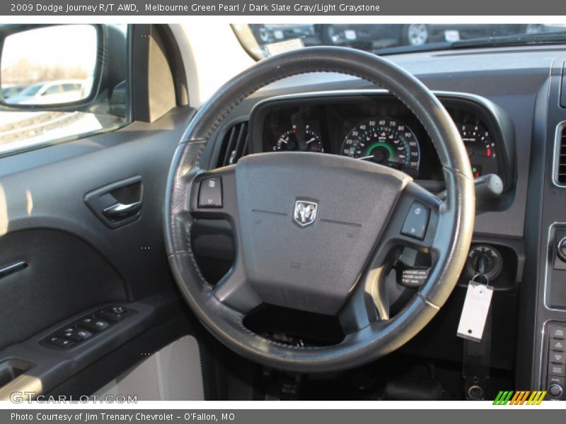 Melbourne Green Pearl / Dark Slate Gray/Light Graystone 2009 Dodge Journey R/T AWD