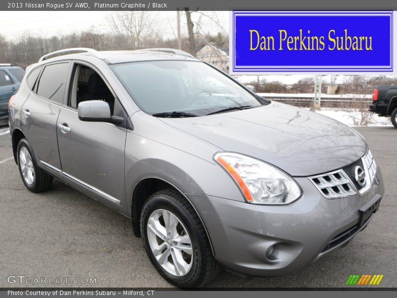 Platinum Graphite / Black 2013 Nissan Rogue SV AWD
