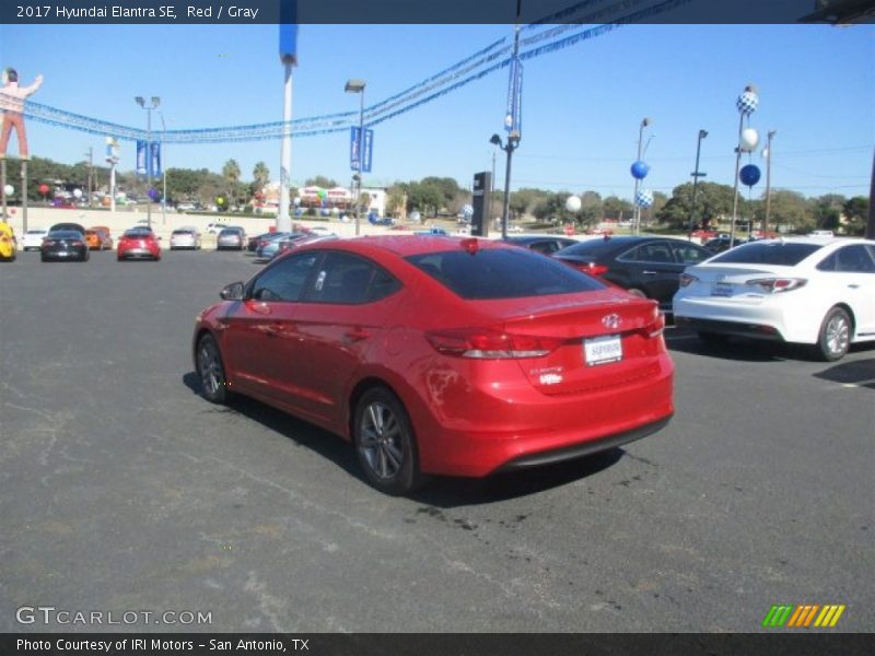 Red / Gray 2017 Hyundai Elantra SE