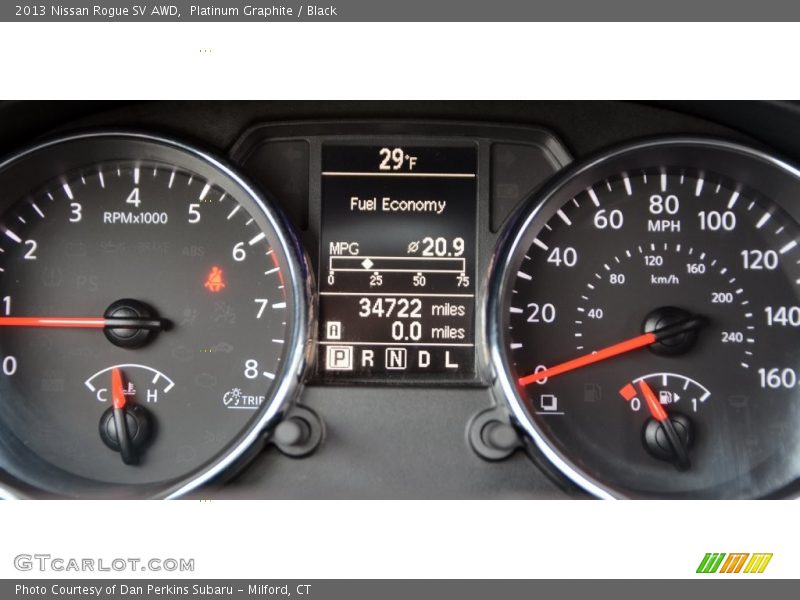 Platinum Graphite / Black 2013 Nissan Rogue SV AWD