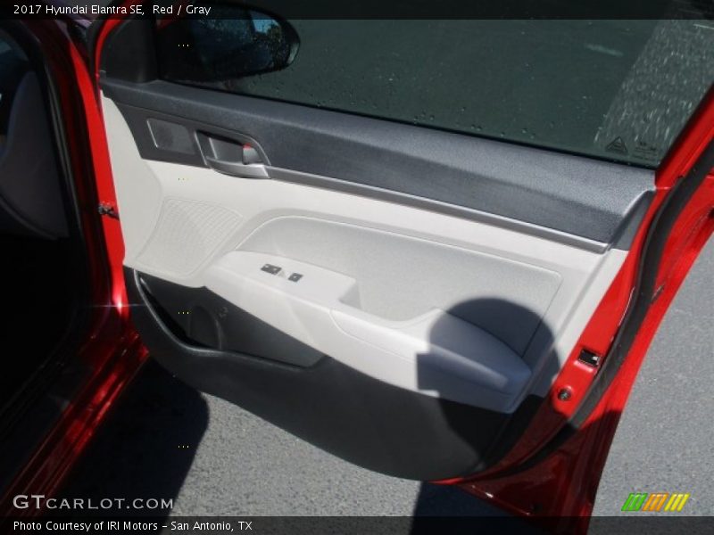 Red / Gray 2017 Hyundai Elantra SE