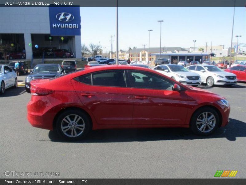 Red / Gray 2017 Hyundai Elantra SE