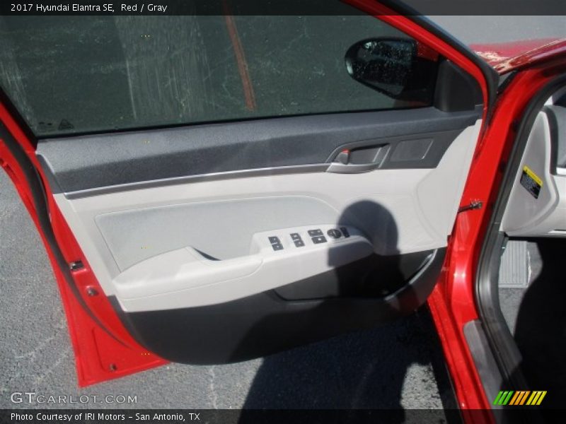 Red / Gray 2017 Hyundai Elantra SE
