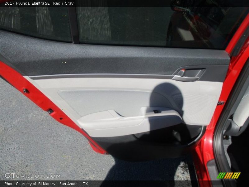 Red / Gray 2017 Hyundai Elantra SE