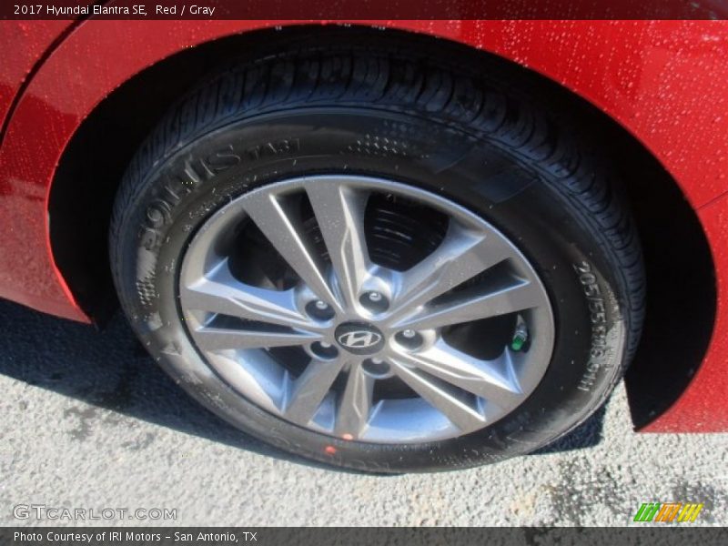 Red / Gray 2017 Hyundai Elantra SE