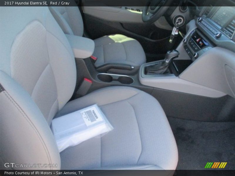 Red / Gray 2017 Hyundai Elantra SE