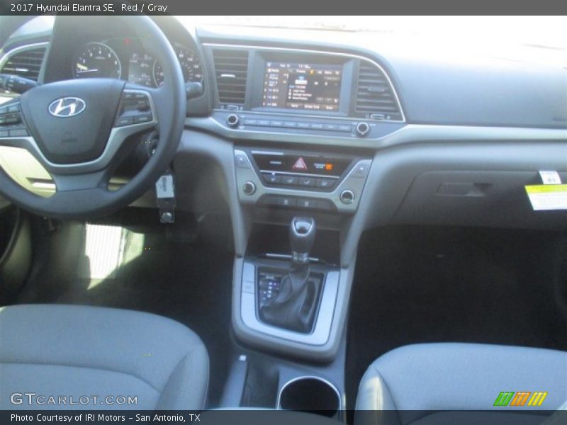 Red / Gray 2017 Hyundai Elantra SE