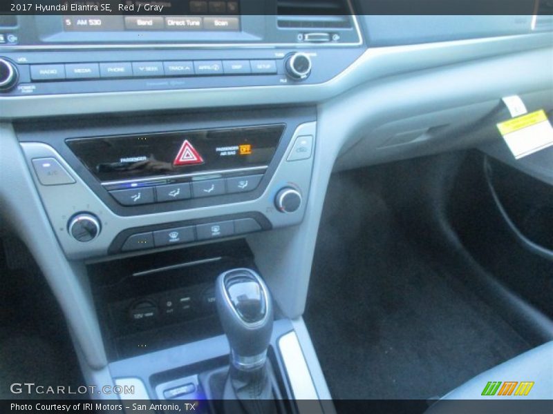 Red / Gray 2017 Hyundai Elantra SE