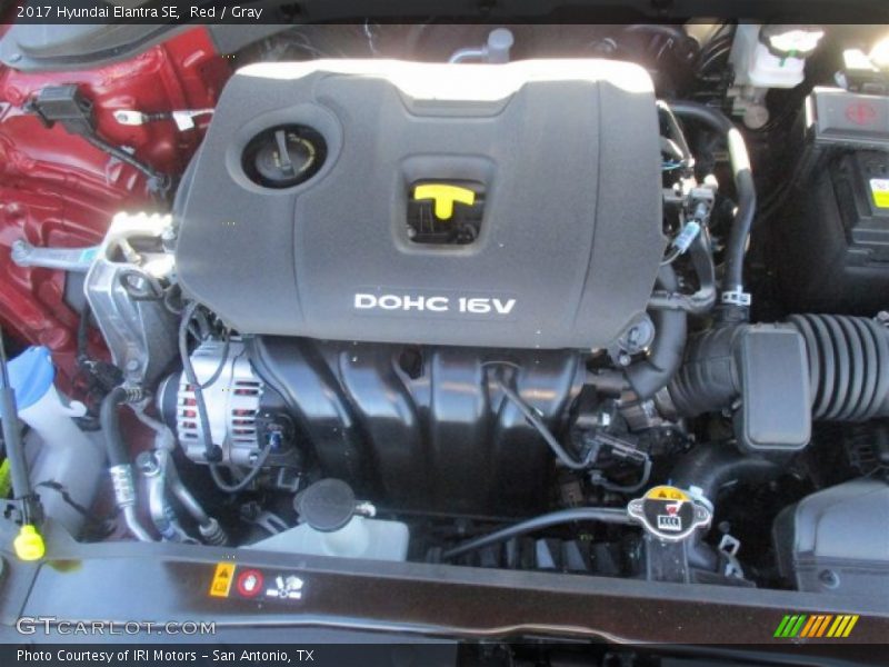 Red / Gray 2017 Hyundai Elantra SE