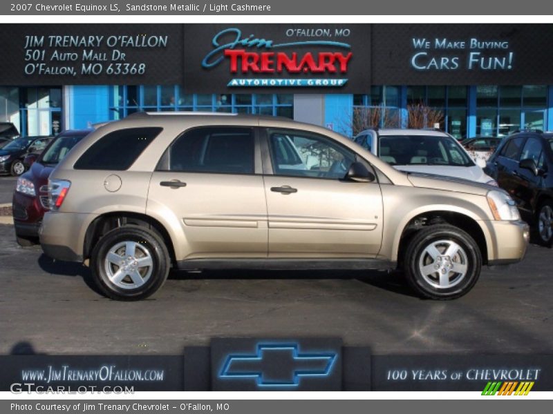 Sandstone Metallic / Light Cashmere 2007 Chevrolet Equinox LS