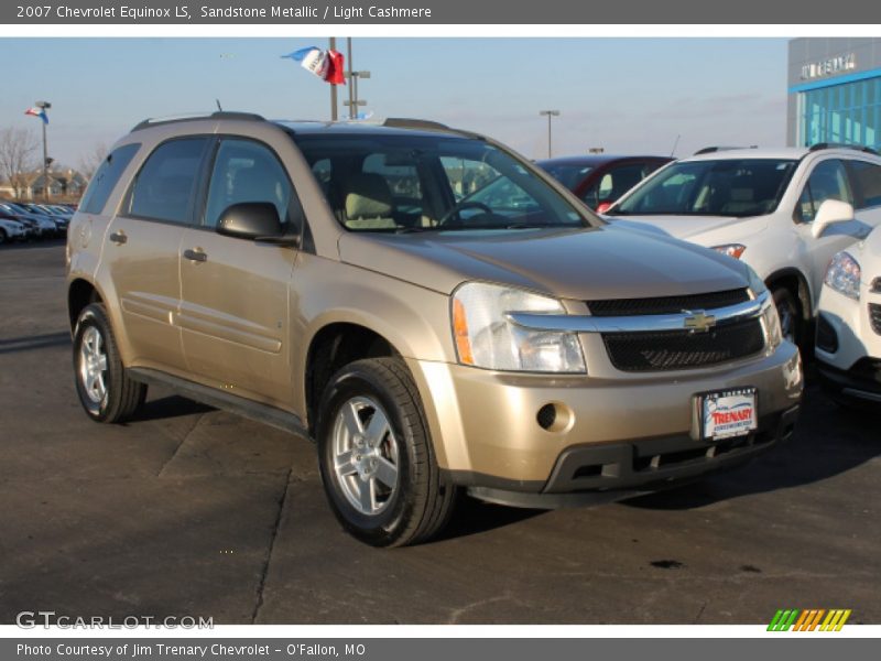 Sandstone Metallic / Light Cashmere 2007 Chevrolet Equinox LS