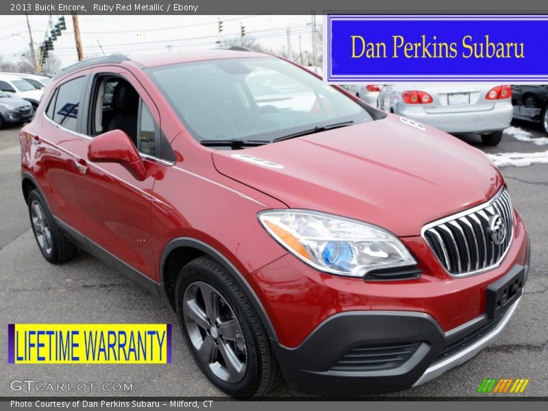 Ruby Red Metallic / Ebony 2013 Buick Encore