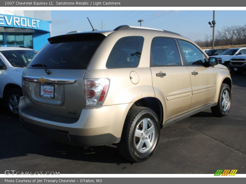 Sandstone Metallic / Light Cashmere 2007 Chevrolet Equinox LS