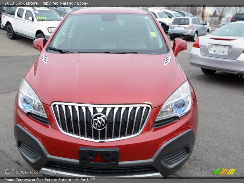 Ruby Red Metallic / Ebony 2013 Buick Encore