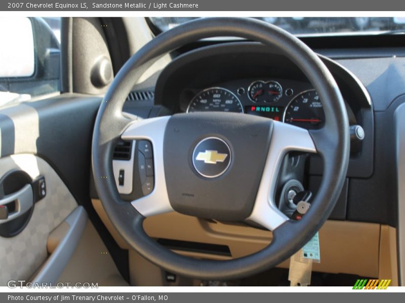 Sandstone Metallic / Light Cashmere 2007 Chevrolet Equinox LS