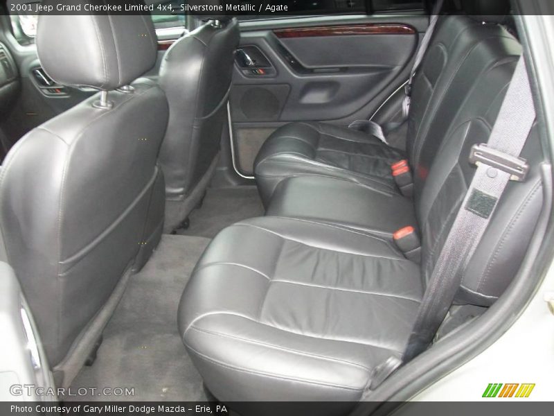 Silverstone Metallic / Agate 2001 Jeep Grand Cherokee Limited 4x4