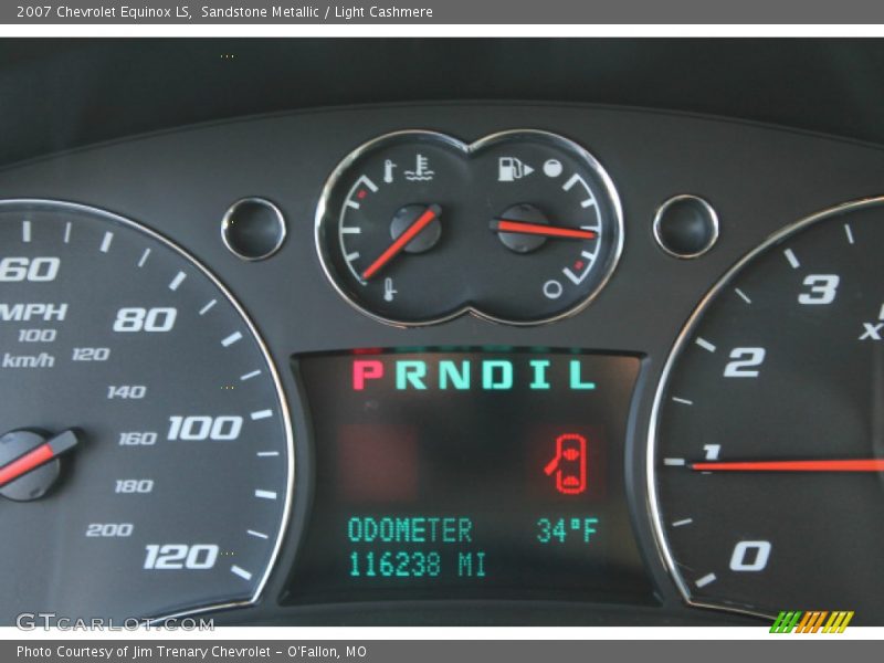 Sandstone Metallic / Light Cashmere 2007 Chevrolet Equinox LS