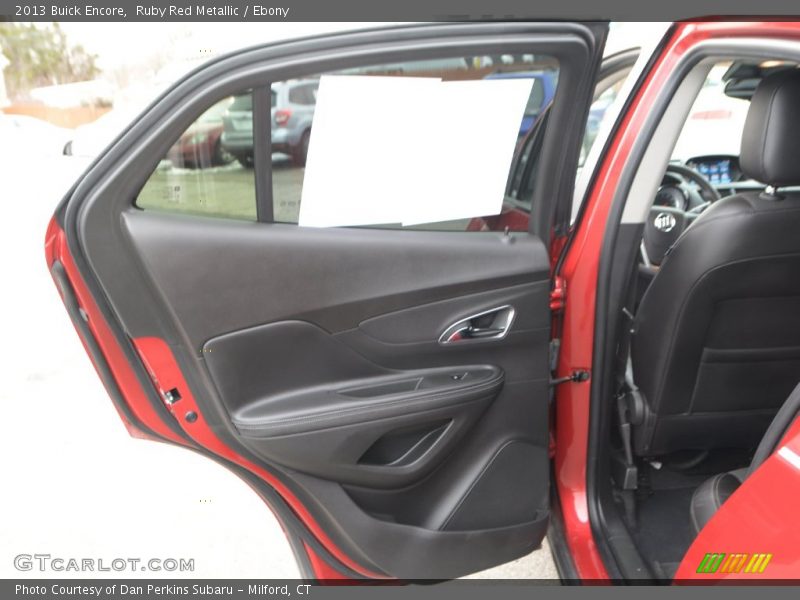 Ruby Red Metallic / Ebony 2013 Buick Encore