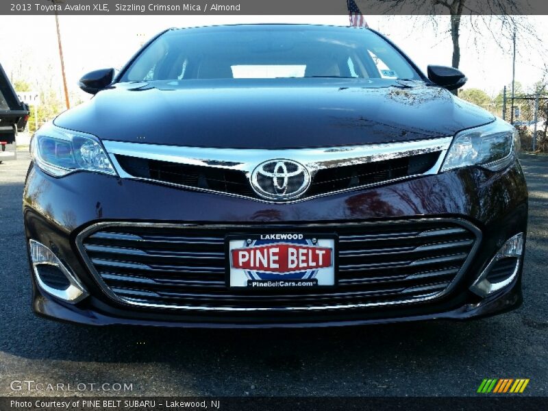 Sizzling Crimson Mica / Almond 2013 Toyota Avalon XLE