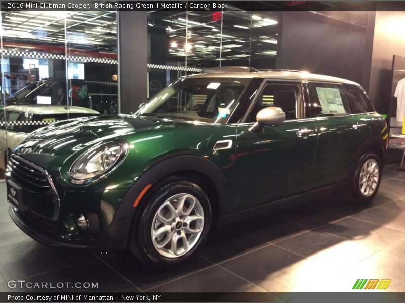 British Racing Green II Metallic / Carbon Black 2016 Mini Clubman Cooper