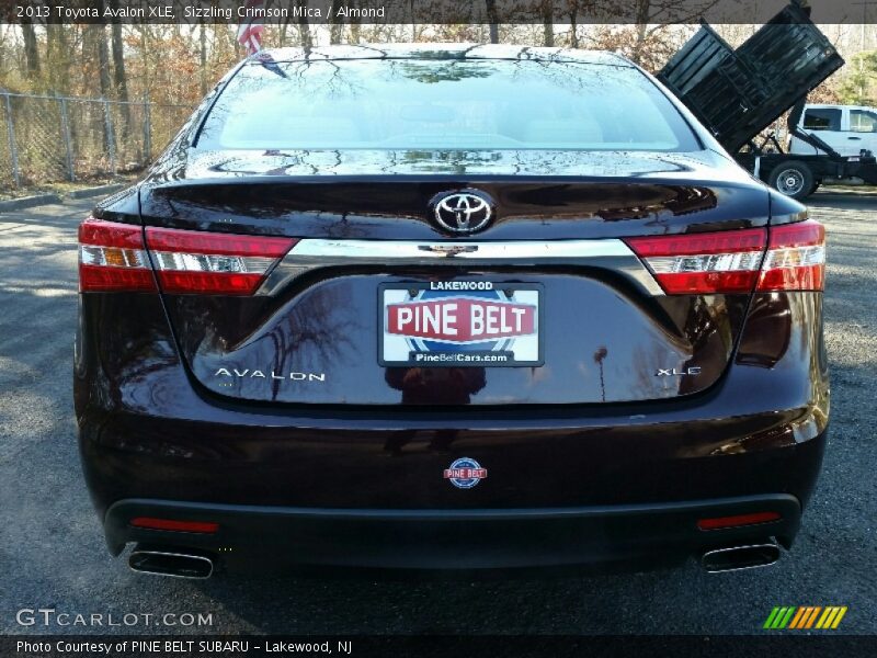 Sizzling Crimson Mica / Almond 2013 Toyota Avalon XLE