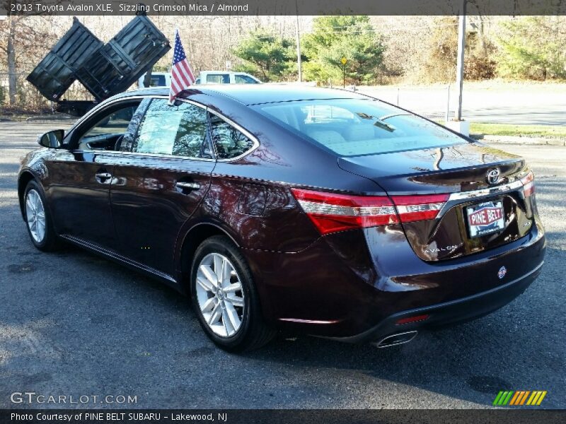 Sizzling Crimson Mica / Almond 2013 Toyota Avalon XLE