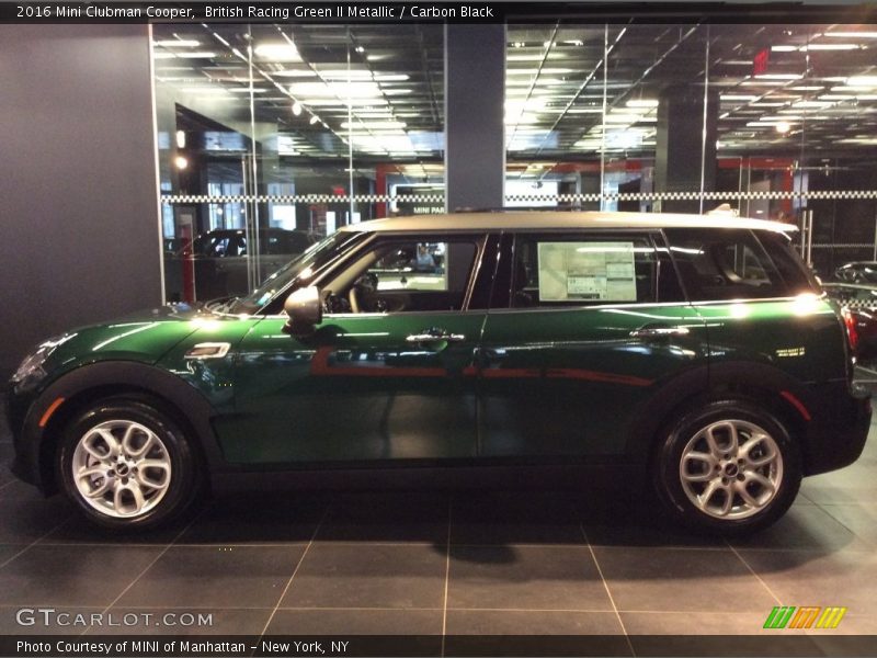 British Racing Green II Metallic / Carbon Black 2016 Mini Clubman Cooper
