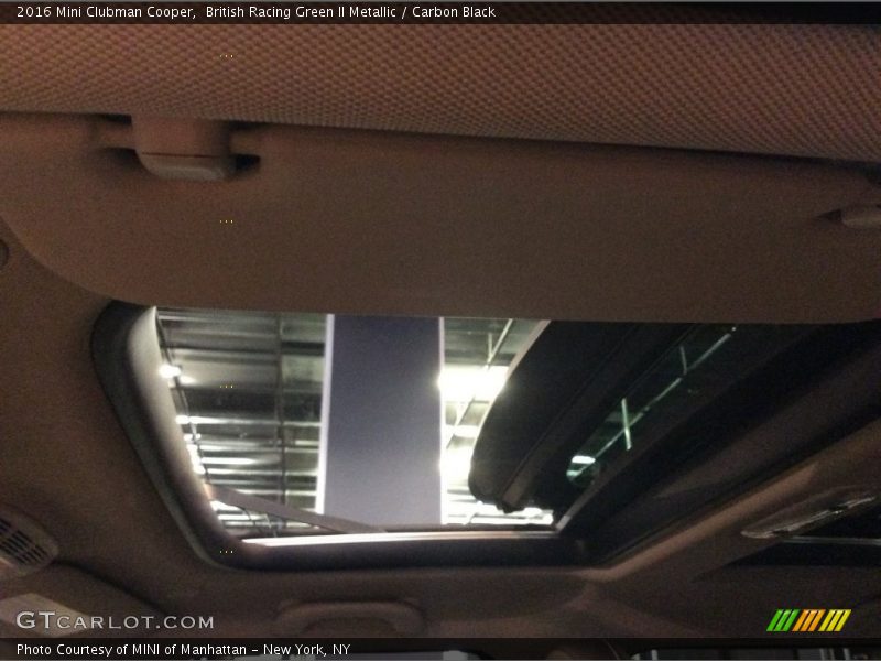 British Racing Green II Metallic / Carbon Black 2016 Mini Clubman Cooper