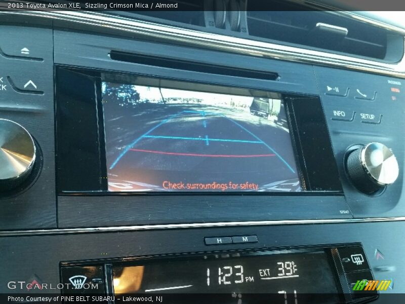 Sizzling Crimson Mica / Almond 2013 Toyota Avalon XLE
