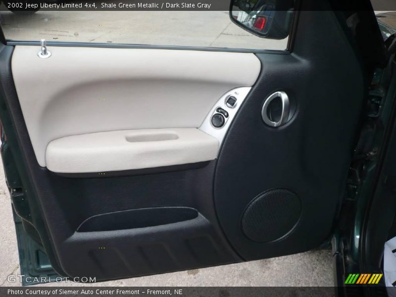 Shale Green Metallic / Dark Slate Gray 2002 Jeep Liberty Limited 4x4