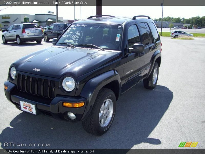 Black / Dark Slate Gray 2002 Jeep Liberty Limited 4x4