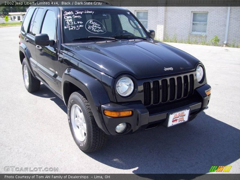 Black / Dark Slate Gray 2002 Jeep Liberty Limited 4x4