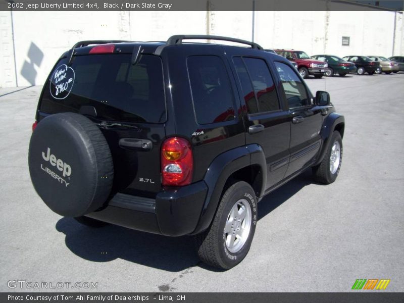 Black / Dark Slate Gray 2002 Jeep Liberty Limited 4x4