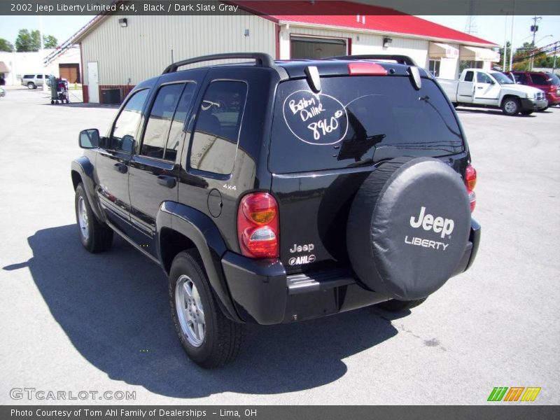 Black / Dark Slate Gray 2002 Jeep Liberty Limited 4x4