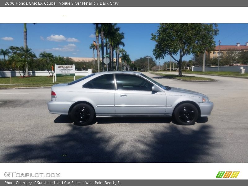 Vogue Silver Metallic / Dark Gray 2000 Honda Civic EX Coupe