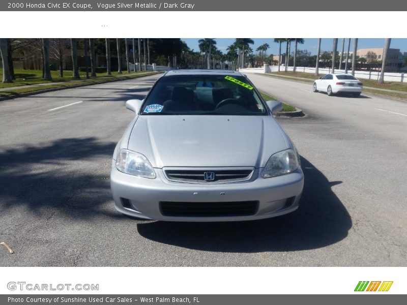 Vogue Silver Metallic / Dark Gray 2000 Honda Civic EX Coupe