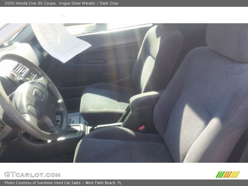 Vogue Silver Metallic / Dark Gray 2000 Honda Civic EX Coupe