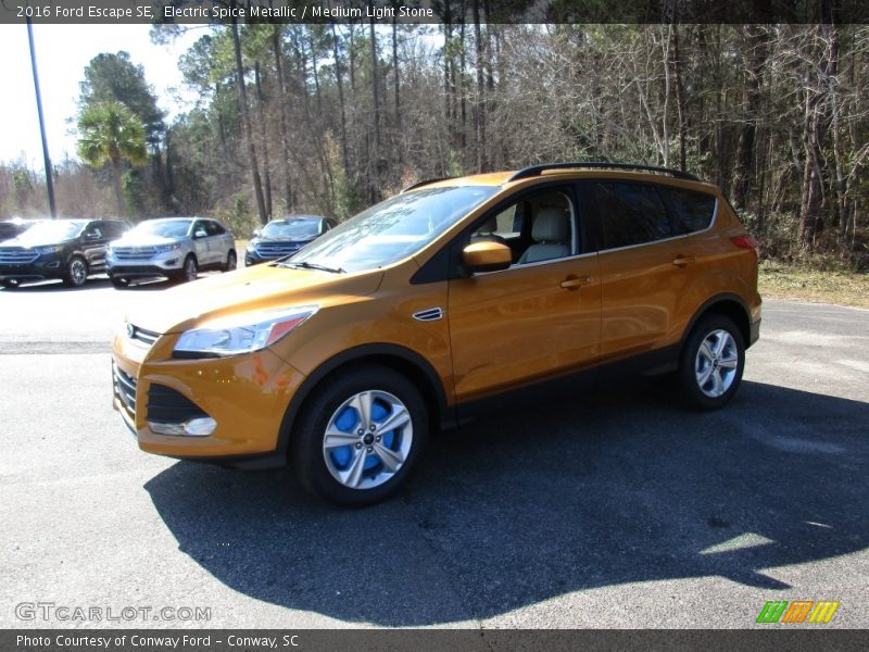 Electric Spice Metallic / Medium Light Stone 2016 Ford Escape SE