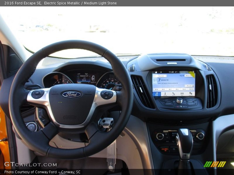 Electric Spice Metallic / Medium Light Stone 2016 Ford Escape SE