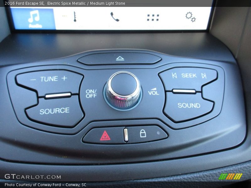 Electric Spice Metallic / Medium Light Stone 2016 Ford Escape SE