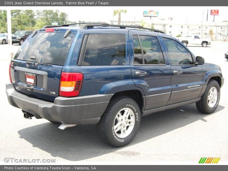 Patriot Blue Pearl / Taupe 2003 Jeep Grand Cherokee Laredo